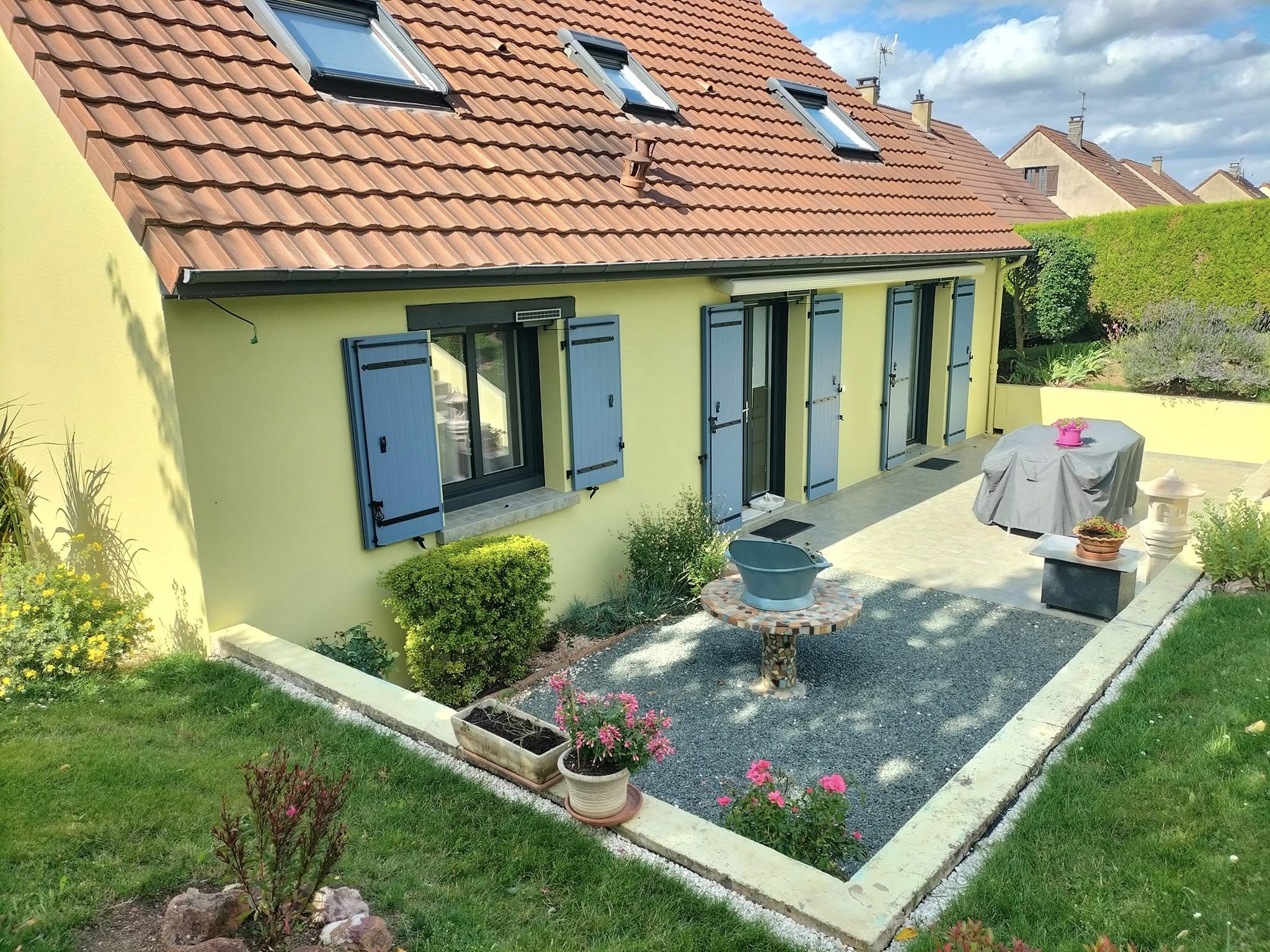 Maison vue panoramique